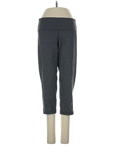Pre-owned Active Pants In Gray