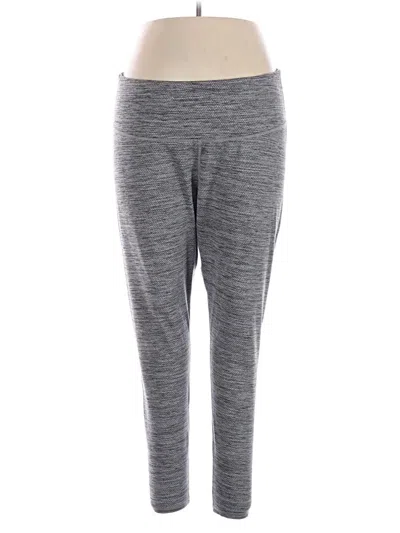 Pre-owned Active Pants In Gray