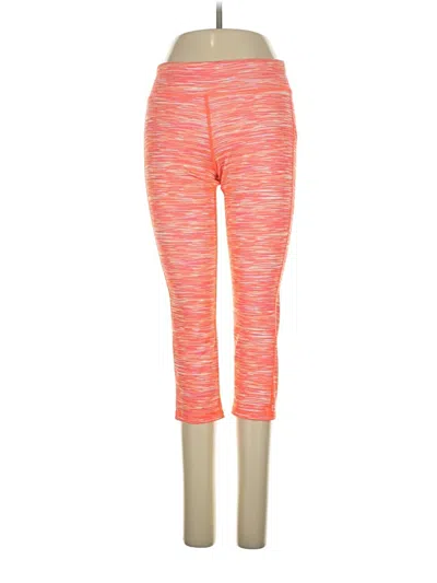 Pre-owned Active Pants In Orange