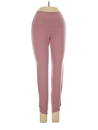 Pre-owned Active Pants In Pink