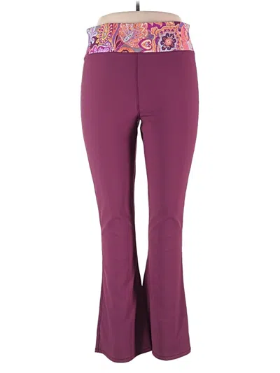 Pre-owned Active Pants In Purple