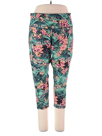 Pre-owned Active Pants In Teal