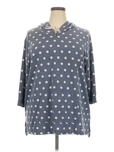 Pre-owned Active Poncho In Blue