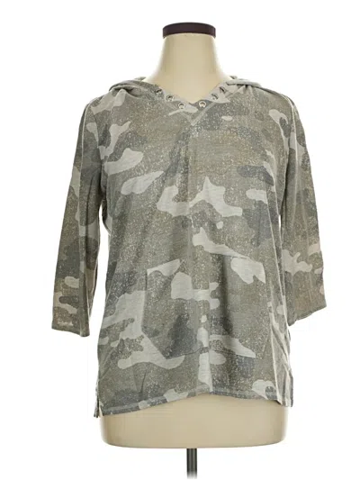 Pre-owned Active Poncho In Gray