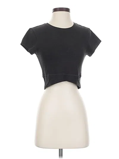 Pre-owned Active Short Sleeve T-shirt In Black