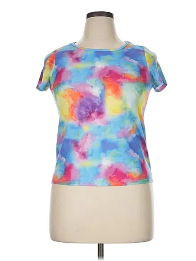 Pre-owned Active Short Sleeve T-shirt In Blue