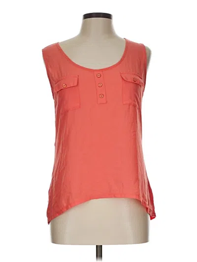 Pre-owned Active Sleeveless Blouse In Orange