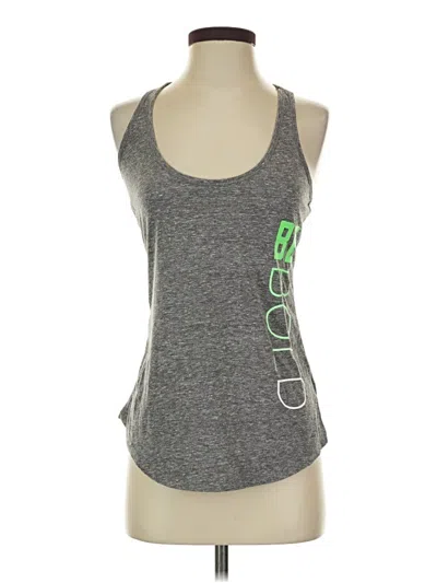Pre-owned Active Sleeveless Top Gray Halter Neckline Tops