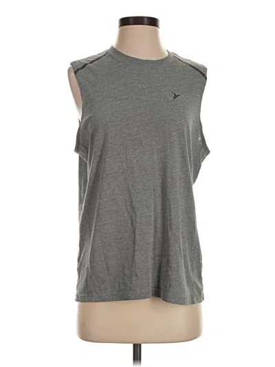 Pre-owned Active Sleeveless T-shirt In Gray