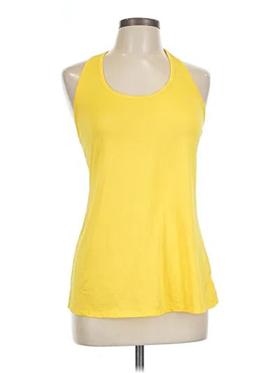 Pre-owned Active Sleeveless T-shirt In Yellow