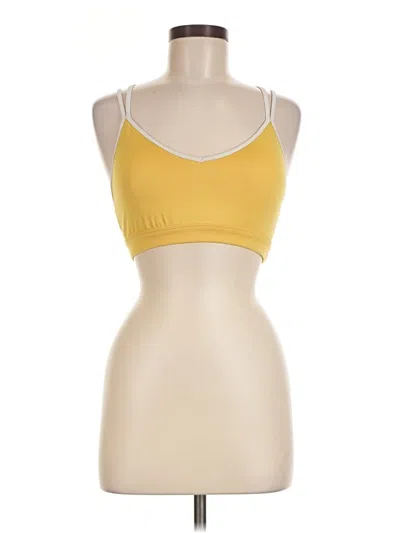 Pre-owned Active Sports Bra In Yellow