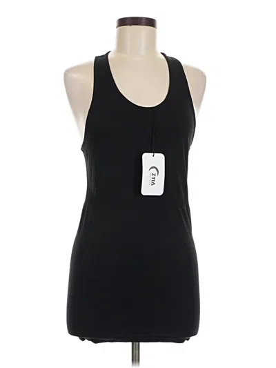 Pre-owned Active Tank Top Black Halter Neckline Tops