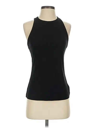 Pre-owned Active Tank Top Black Halter Neckline Tops