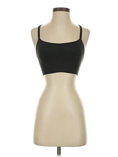 Pre-owned Active Tank Top Black Strapless Neckline Tops