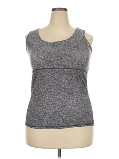 Pre-owned Active Tank Top In Gray