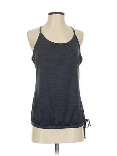 Pre-owned Active Tank Top Gray Halter Neckline Tops