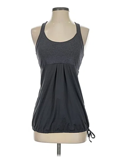 Pre-owned Active Tank Top Gray Halter Neckline Tops