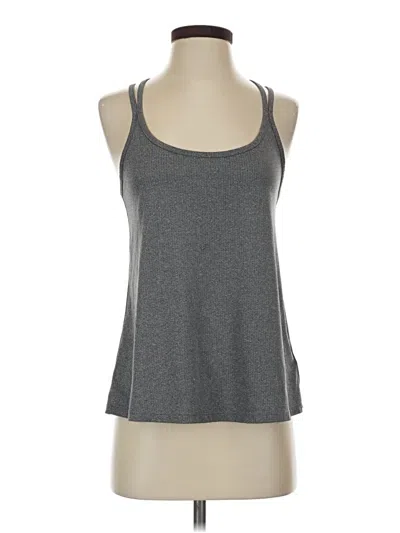 Pre-owned Active Tank Top Gray Halter Neckline Tops