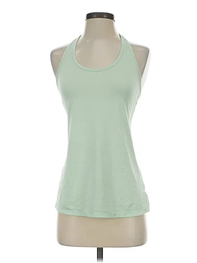 Pre-owned Active Tank Top In Green