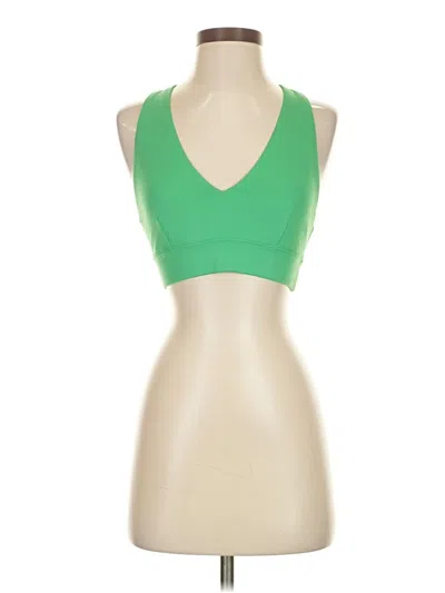 Pre-owned Active Tank Top Green Halter Neckline Tops