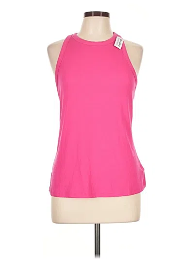 Active Tank Top Pink Halter Neckline Tops