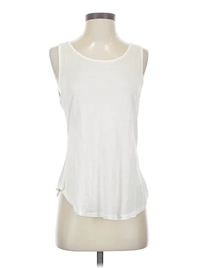 Pre-owned Active Tank Top White Strapless Neckline Tops