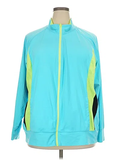 Pre-owned Active Track Jacket In Blue
