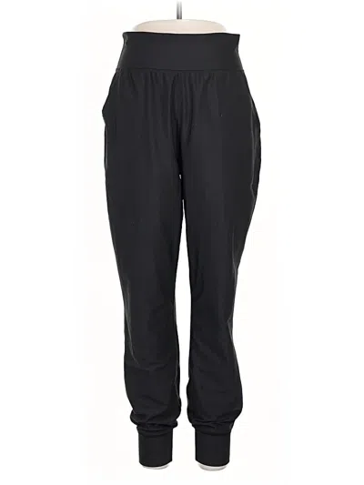 Pre-owned Active Track Pants In Black