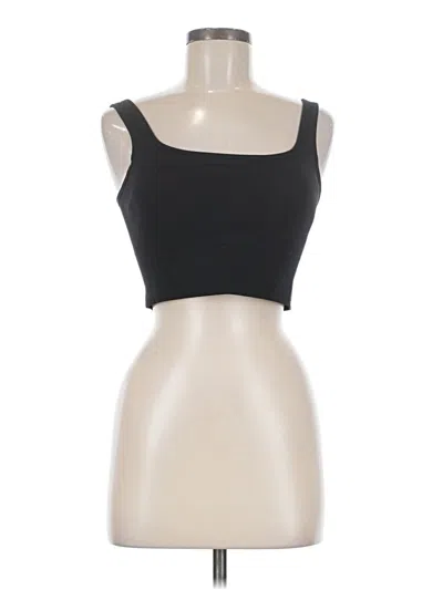Pre-owned Active Tube Top Black Strapless Neckline Tops
