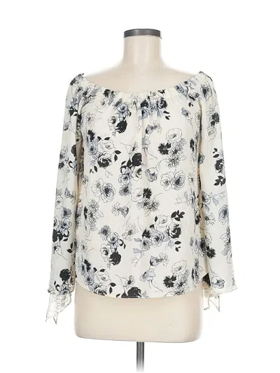 Pre-owned Active Usa 3/4 Sleeve Blouse In White