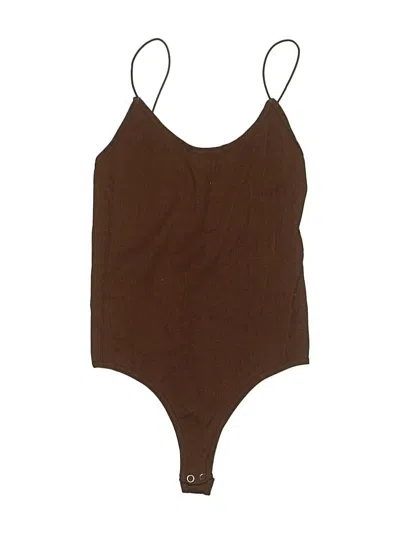 Pre-owned Active Usa Bodysuit In Brown