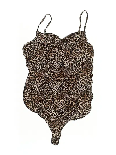 Pre-owned Active Usa Bodysuit In Brown