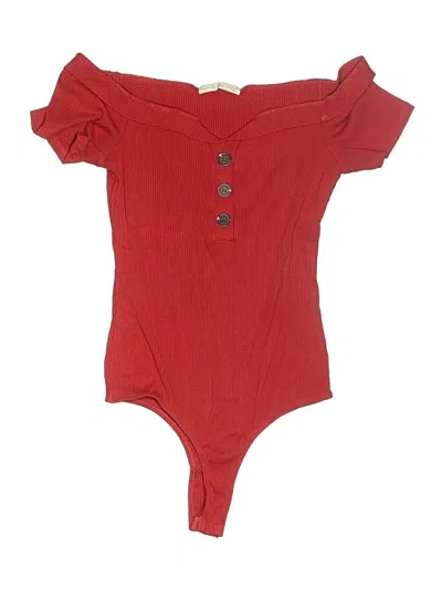 Pre-owned Active Usa Bodysuit In Red