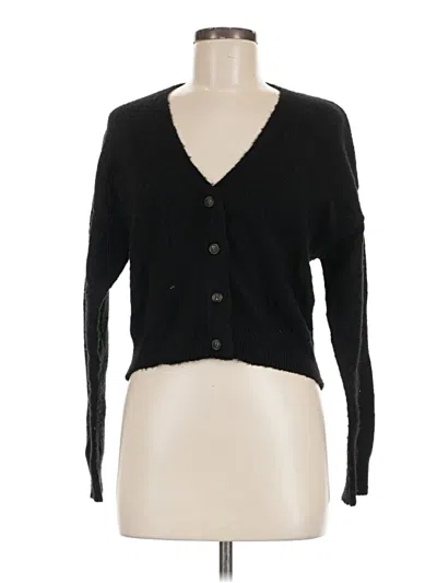 Pre-owned Active Usa Cardigan Sweater In Black