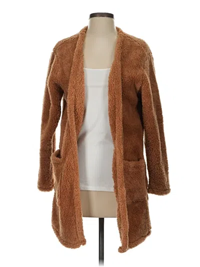 Pre-owned Active Usa Cardigan Sweater In Brown