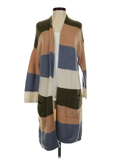 Pre-owned Active Usa Cardigan Sweater In Brown