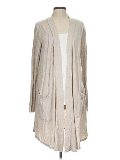 Pre-owned Active Usa Cardigan Sweater In Tan