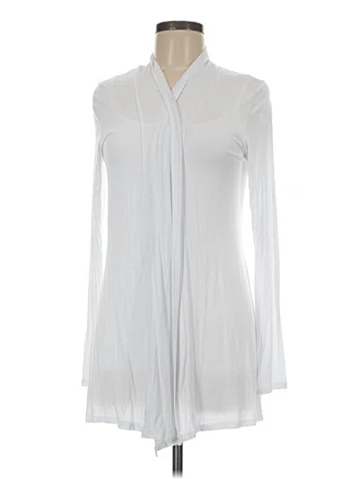 Pre-owned Active Usa Cardigan Sweater In White