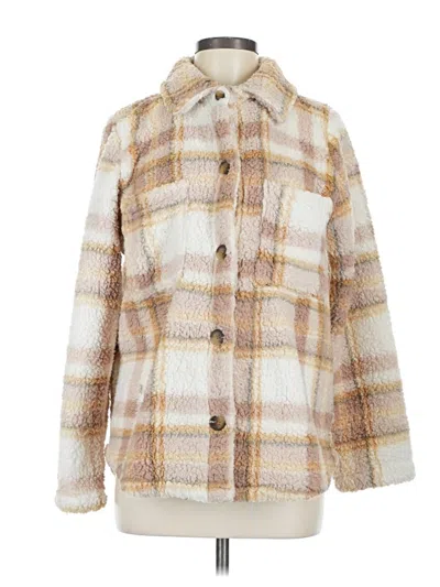 Pre-owned Active Usa Cardigan Sweater In White