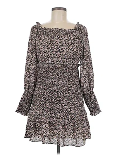Pre-owned Active Usa Casual Dress In Black