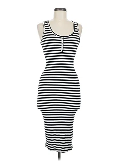 Pre-owned Active Usa Casual Dress In Black