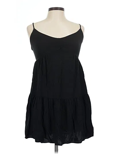 Pre-owned Active Usa Casual Dress In Black
