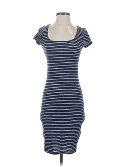 Pre-owned Active Usa Casual Dress In Blue