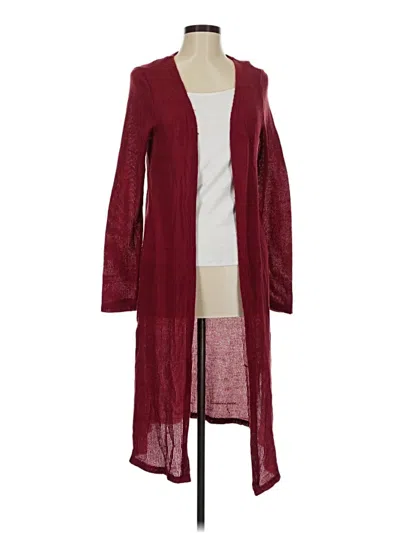 Pre-owned Active Usa Casual Dress In Burgundy