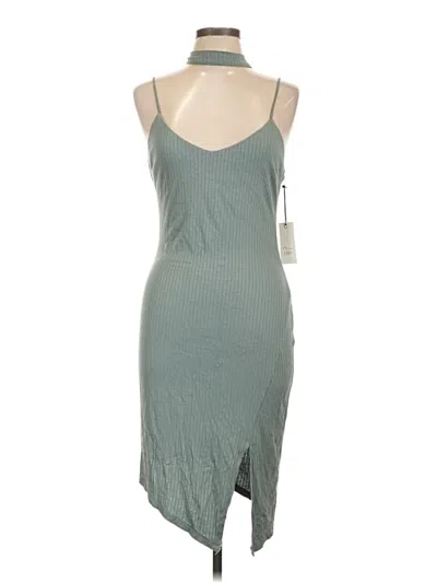 Pre-owned Active Usa Casual Dress In Gray