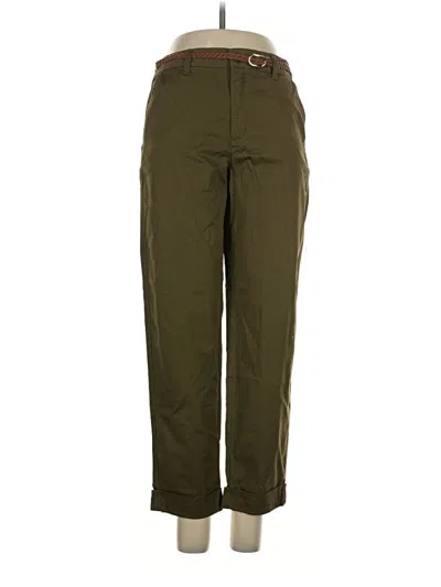 Pre-owned Active Usa Casual Pants In Green