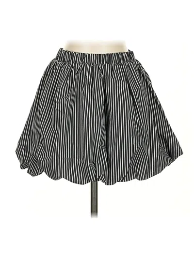 Pre-owned Active Usa Casual Skirt In Black