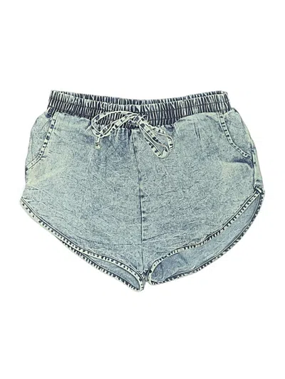 Pre-owned Active Usa Denim Shorts In Blue