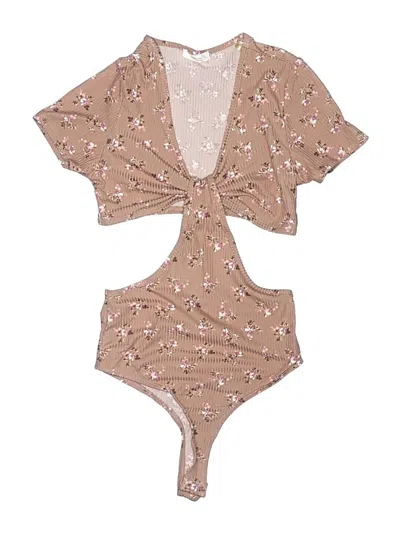 Pre-owned Active Usa Kimono In Tan