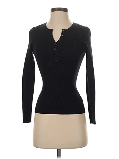 Pre-owned Active Usa Long Sleeve T-shirt In Black